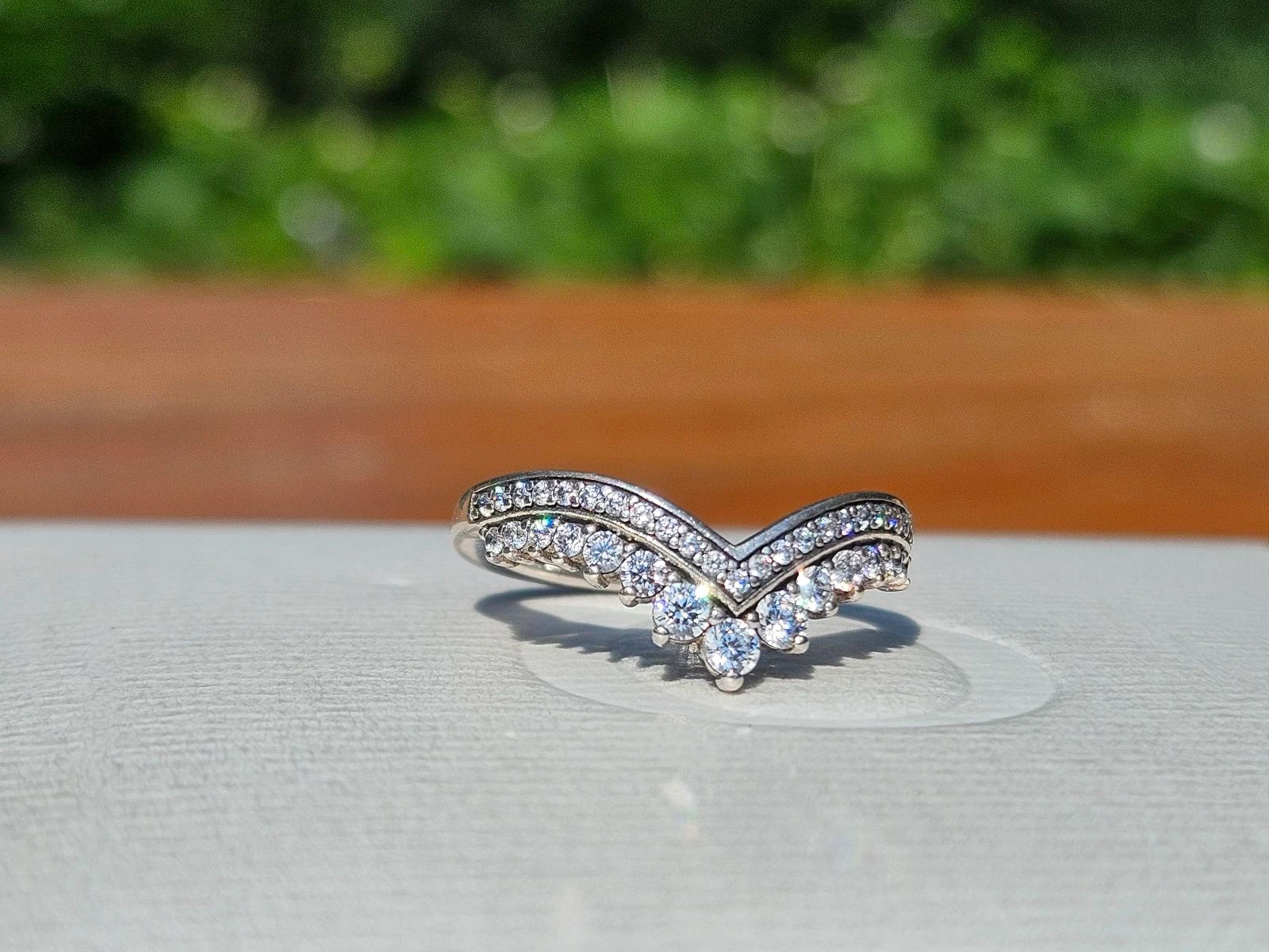 Anel de wishbone da Pandora tamanho 56 – photo 2